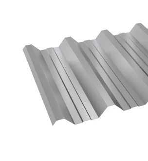 tablă cu profil trapezoidal, folosită pentru fațade și acoperișuri