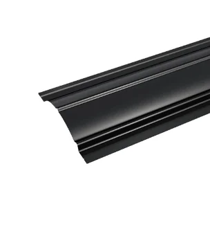 șipcă metalică pentru garduri, cu profil curbat