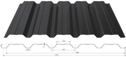 Tablă trapezoidală T35+ perete